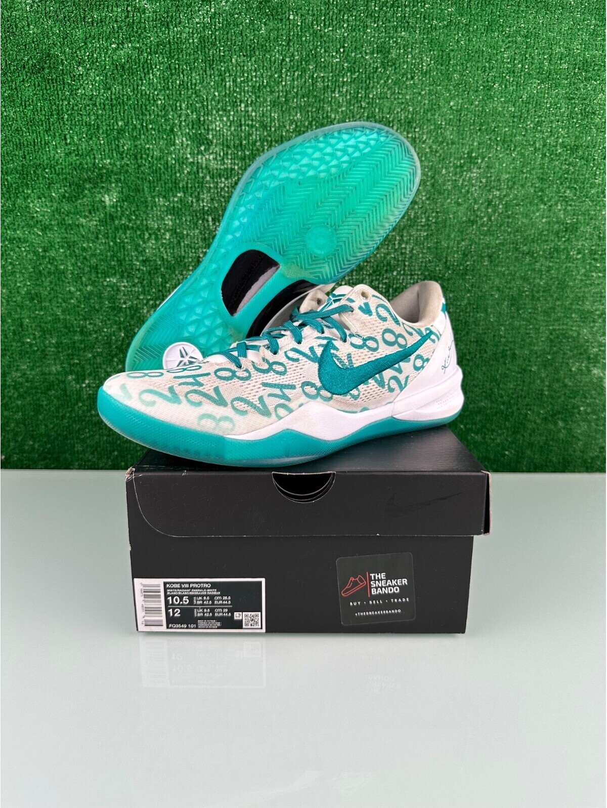 Size 105 Nike Kobe 8 Protro Radiant Emerald Size 105 Nike Kobe 8 Protro Radiant Emerald